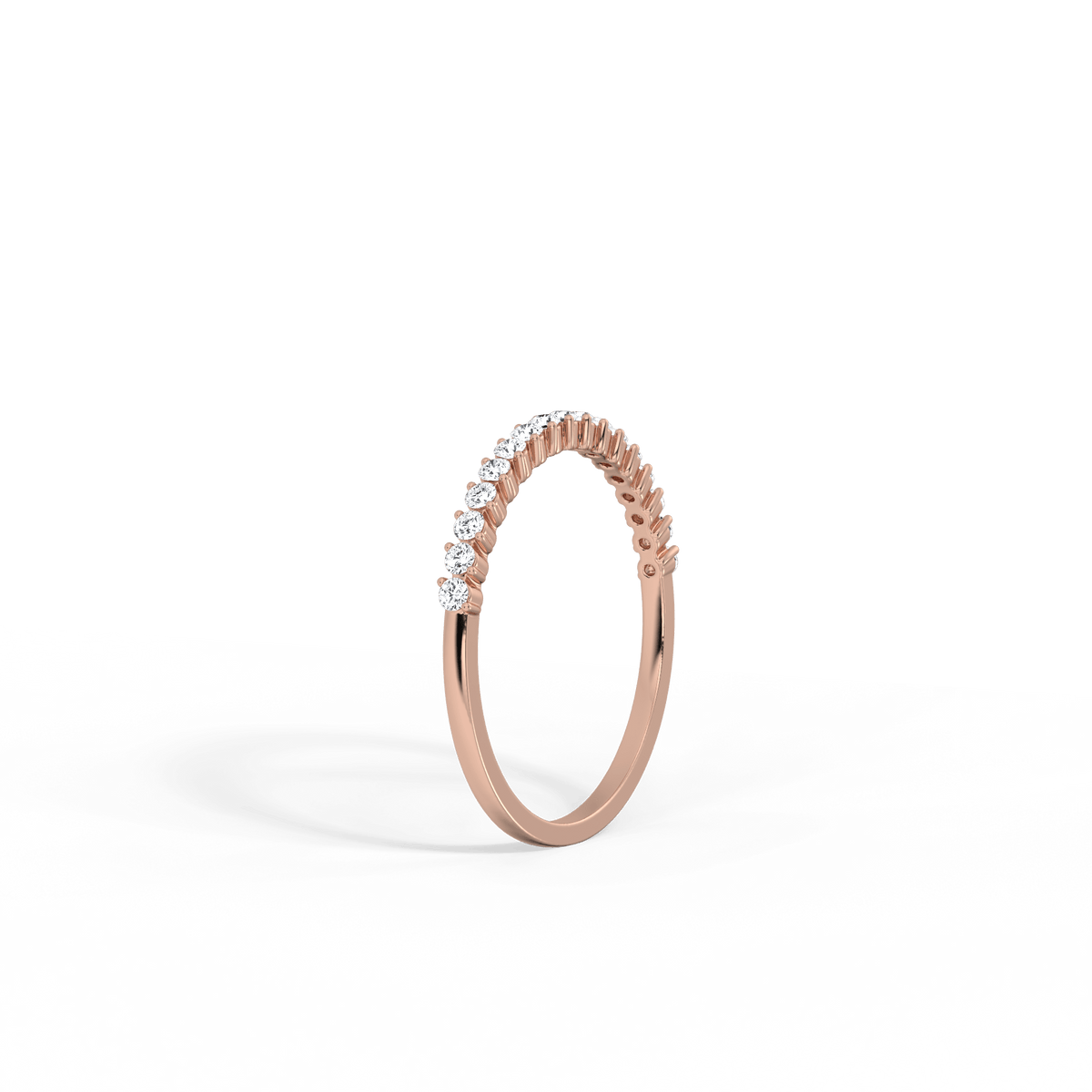0.26CTW Half Eternity Stackable Ring - 