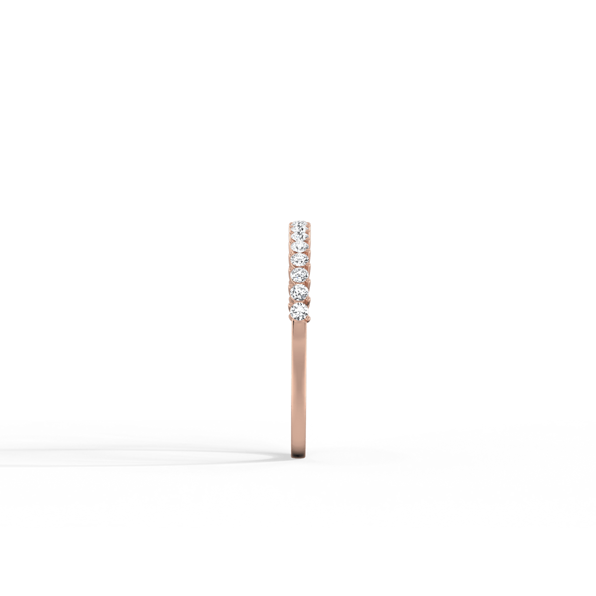 0.26CTW Half Eternity Stackable Ring - 