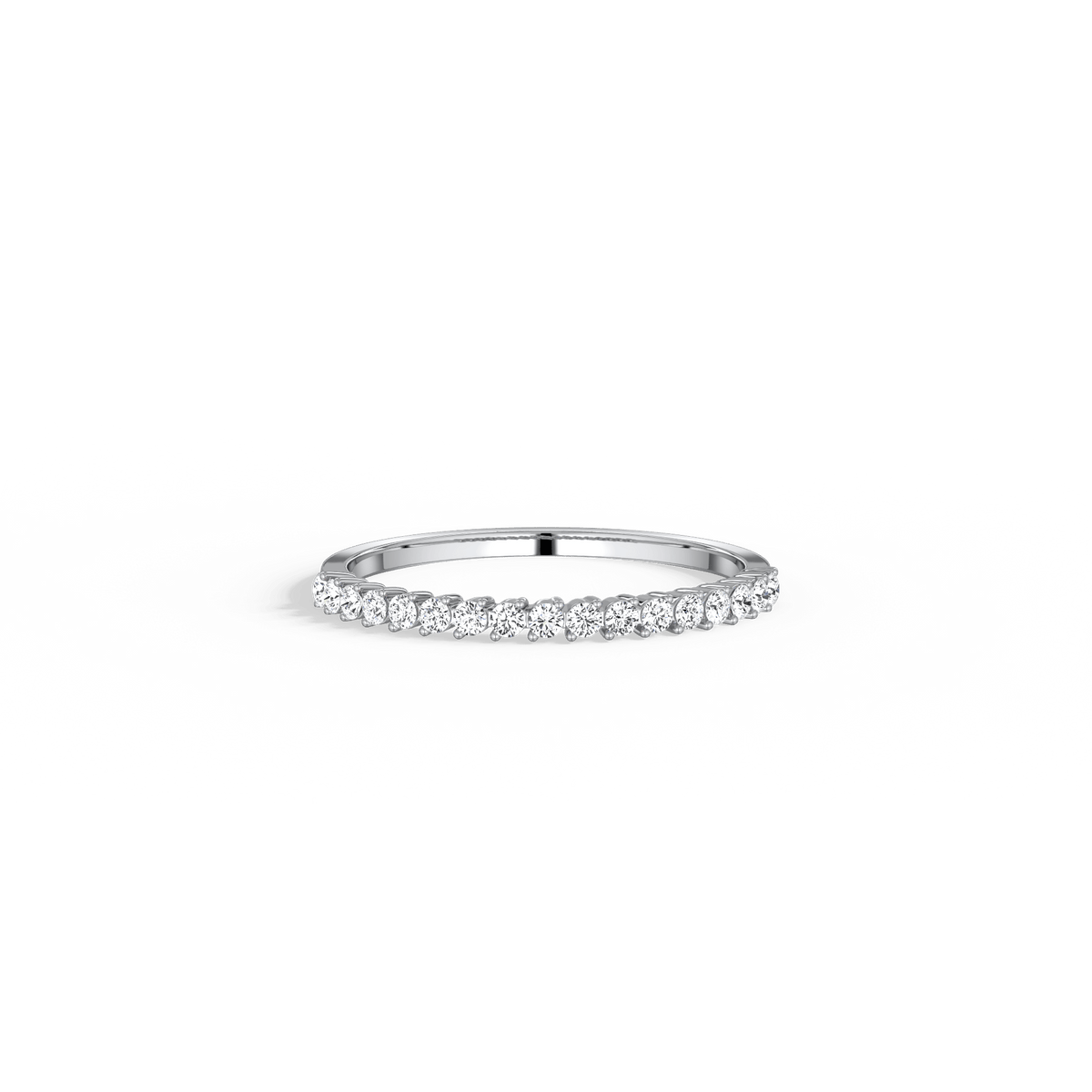 0.26CTW Half Eternity Stackable Ring - 