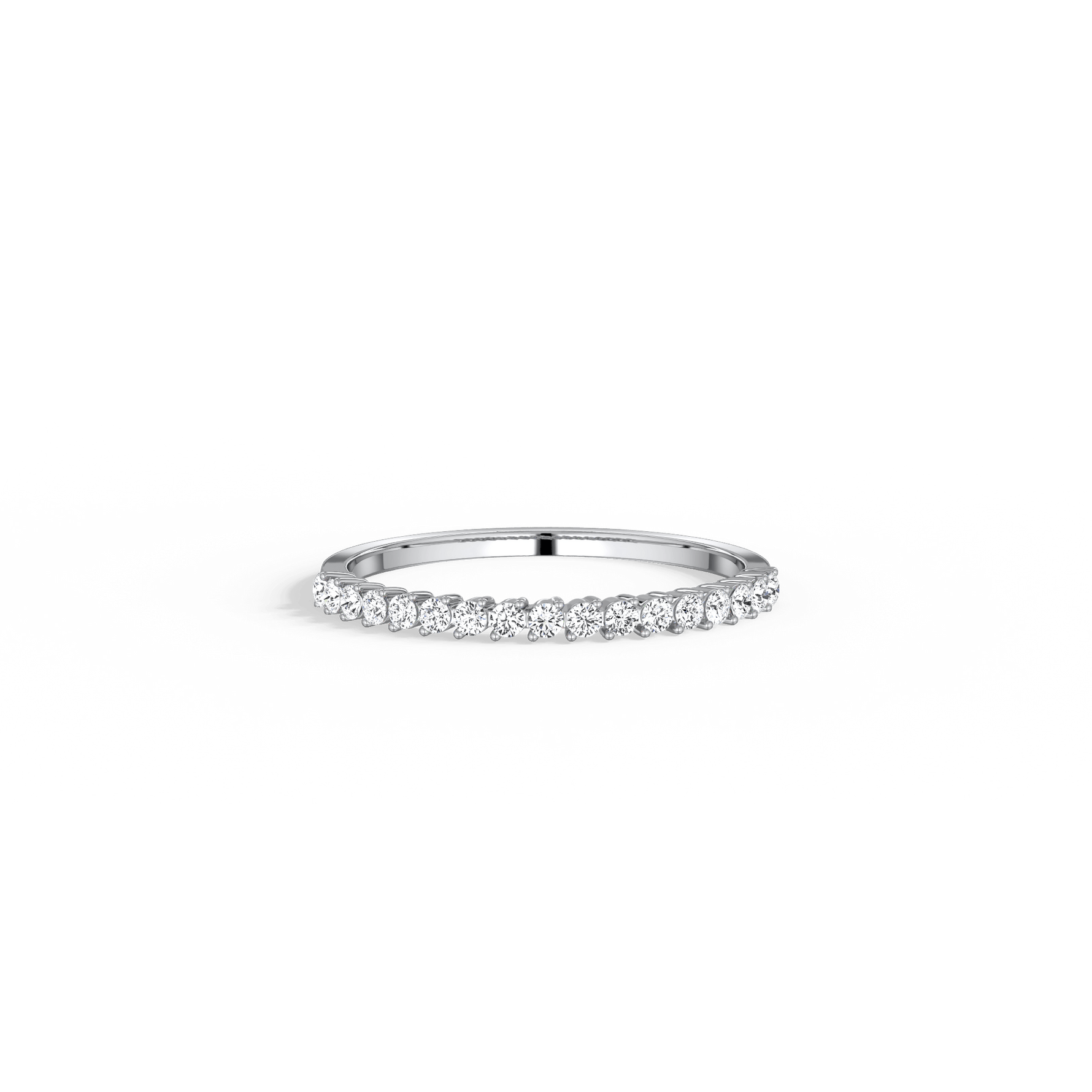 0.26CTW Half Eternity Stackable Ring - 