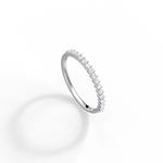 0.26CTW Half Eternity Stackable Ring - 