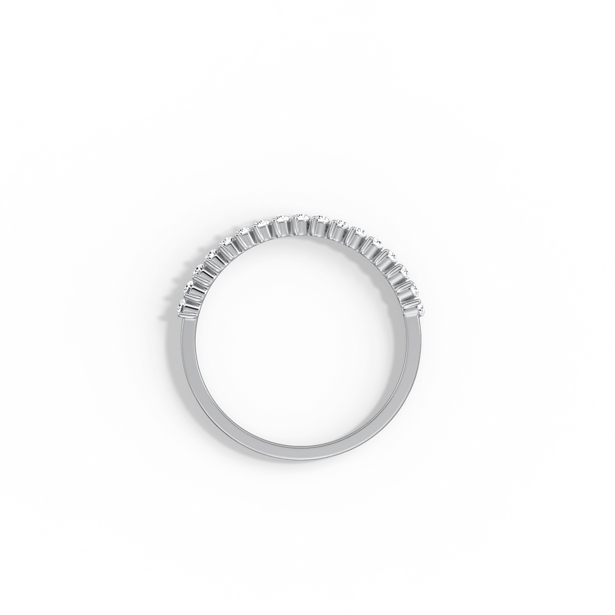 0.26CTW Half Eternity Stackable Ring - 