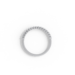 0.26CTW Half Eternity Stackable Ring - 
