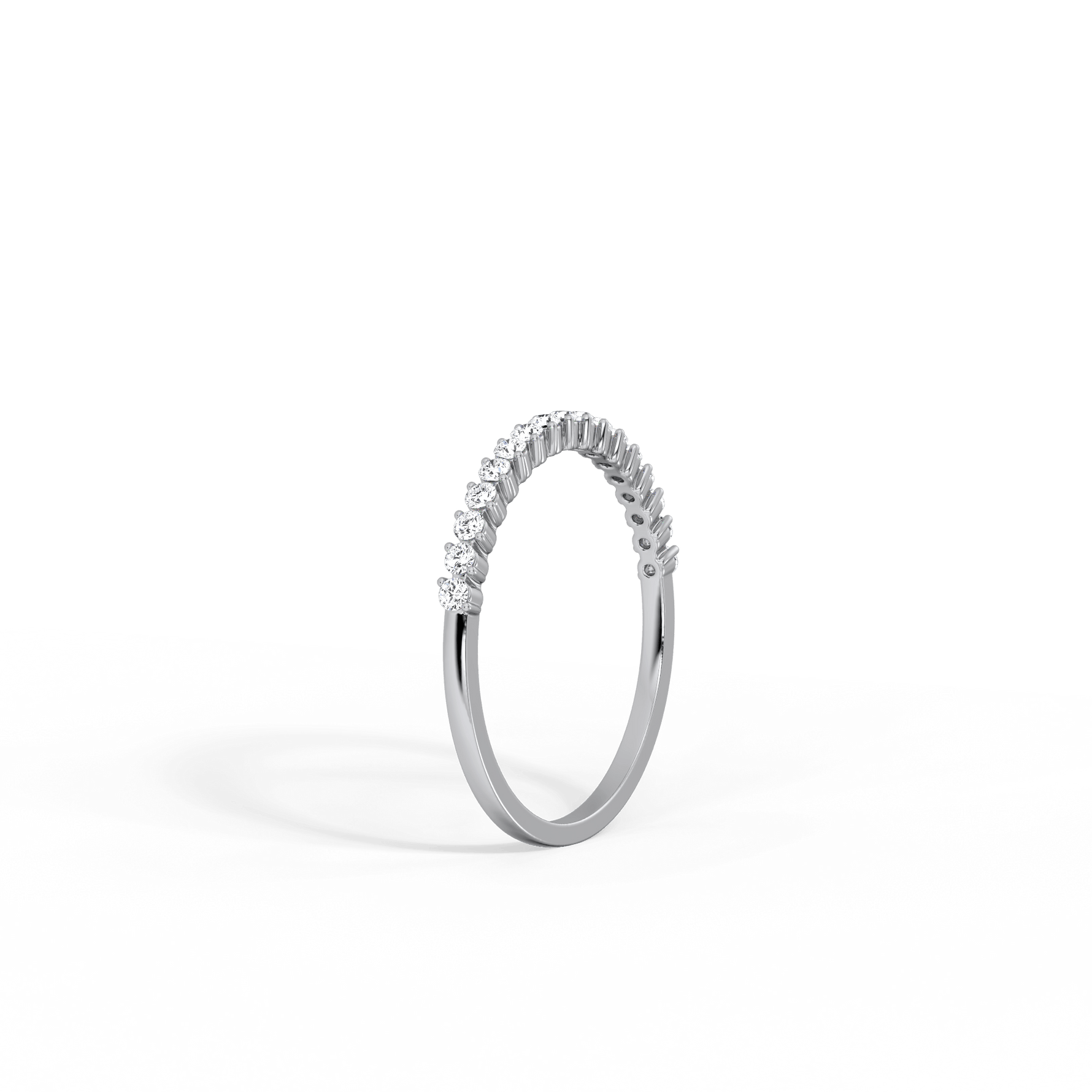 0.26CTW Half Eternity Stackable Ring - 
