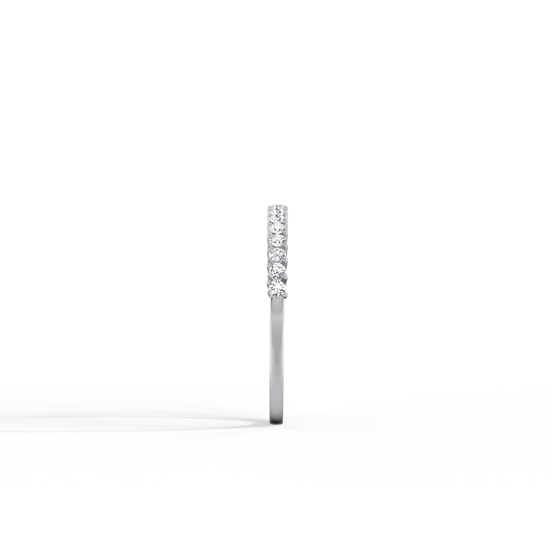 0.26CTW Half Eternity Stackable Ring - 