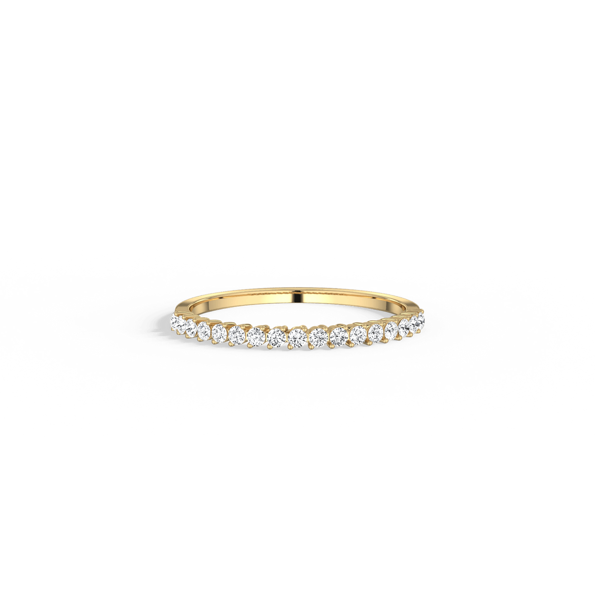 0.26CTW Half Eternity Stackable Ring - 