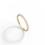 0.26CTW Half Eternity Stackable Ring - 