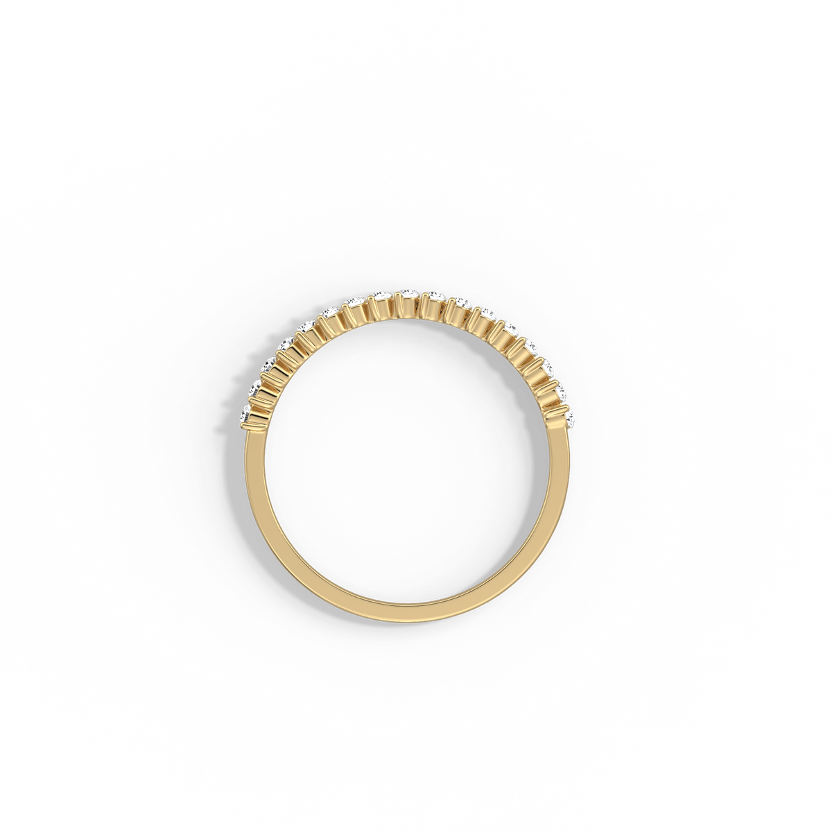 0.26CTW Half Eternity Stackable Ring - 