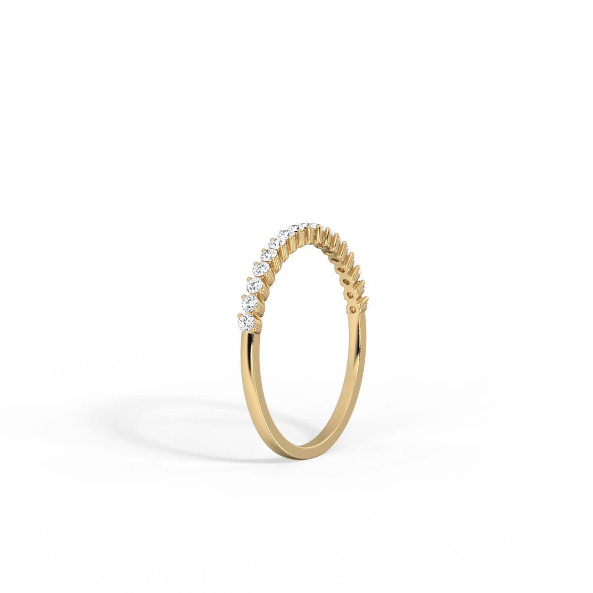 0.26CTW Half Eternity Stackable Ring - 