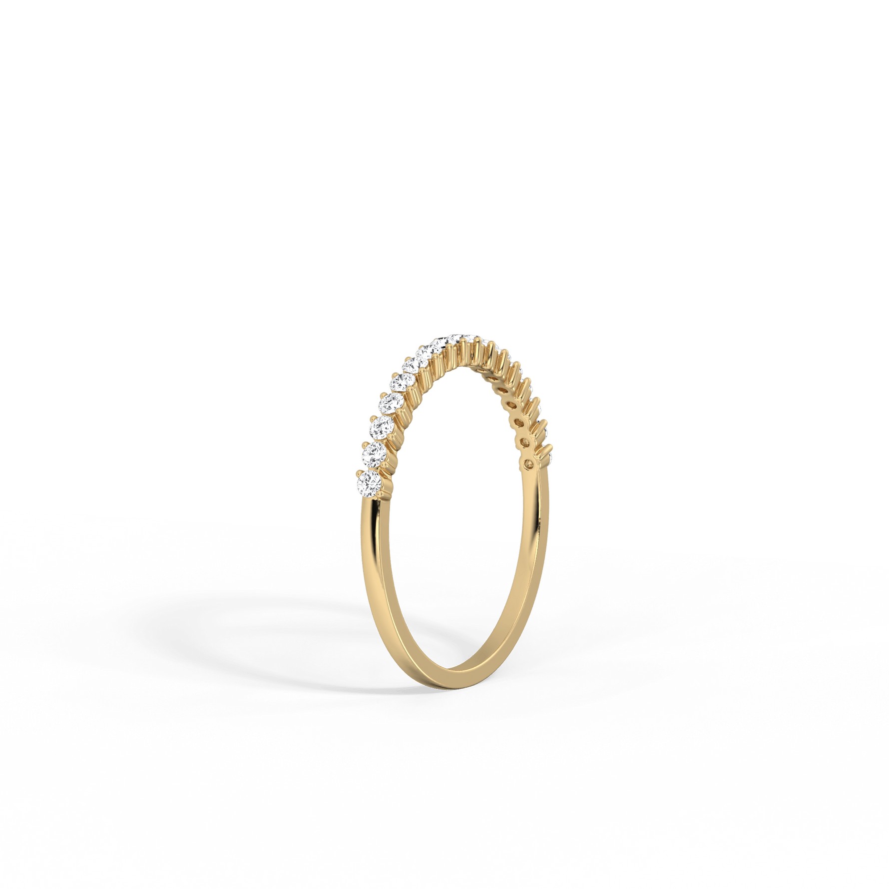 0.26CTW Half Eternity Stackable Ring - 