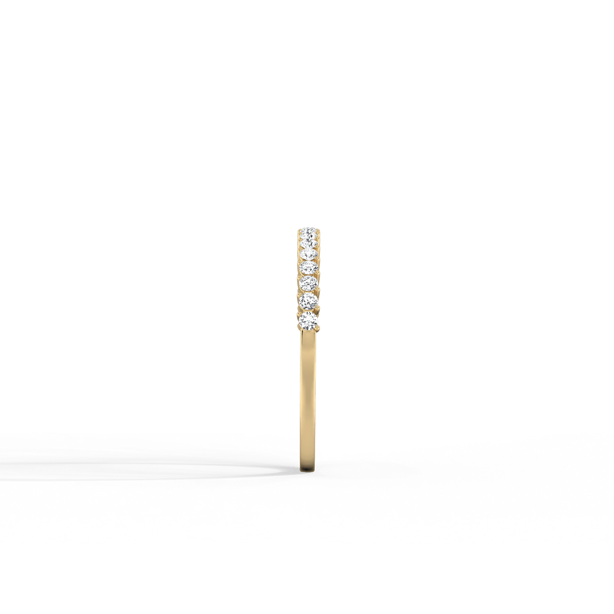 0.26CTW Half Eternity Stackable Ring - 