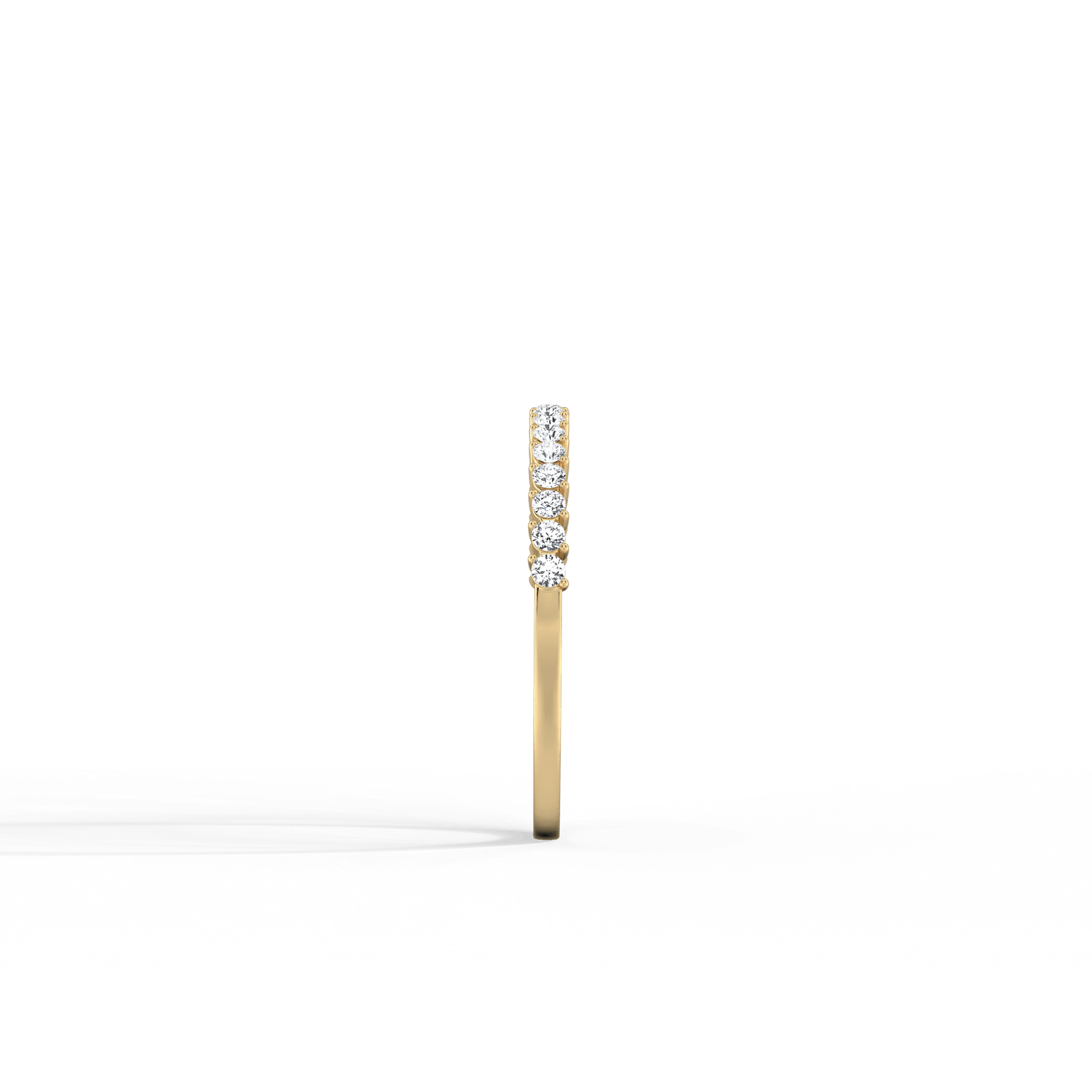 0.26CTW Half Eternity Stackable Ring - 