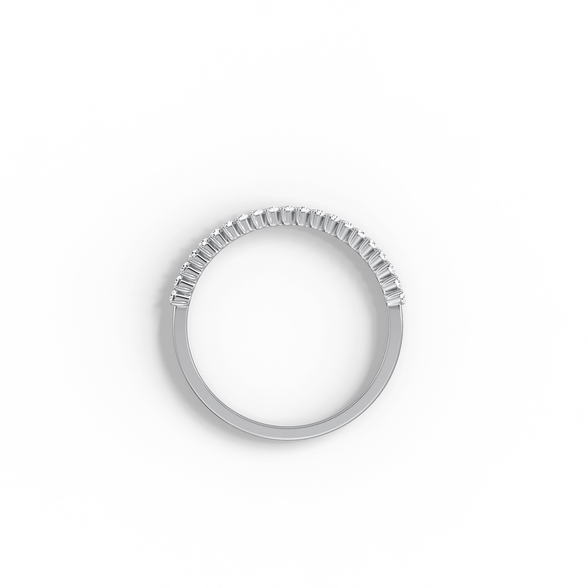 0.18CTW Half Eternity Stackable Ring - 