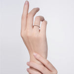 0.18CTW Half Eternity Stackable Ring - 