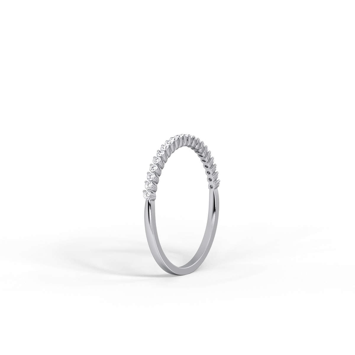 0.18CTW Half Eternity Stackable Ring - 