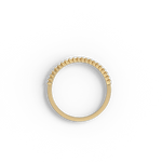 0.18CTW Half Eternity Stackable Ring - 