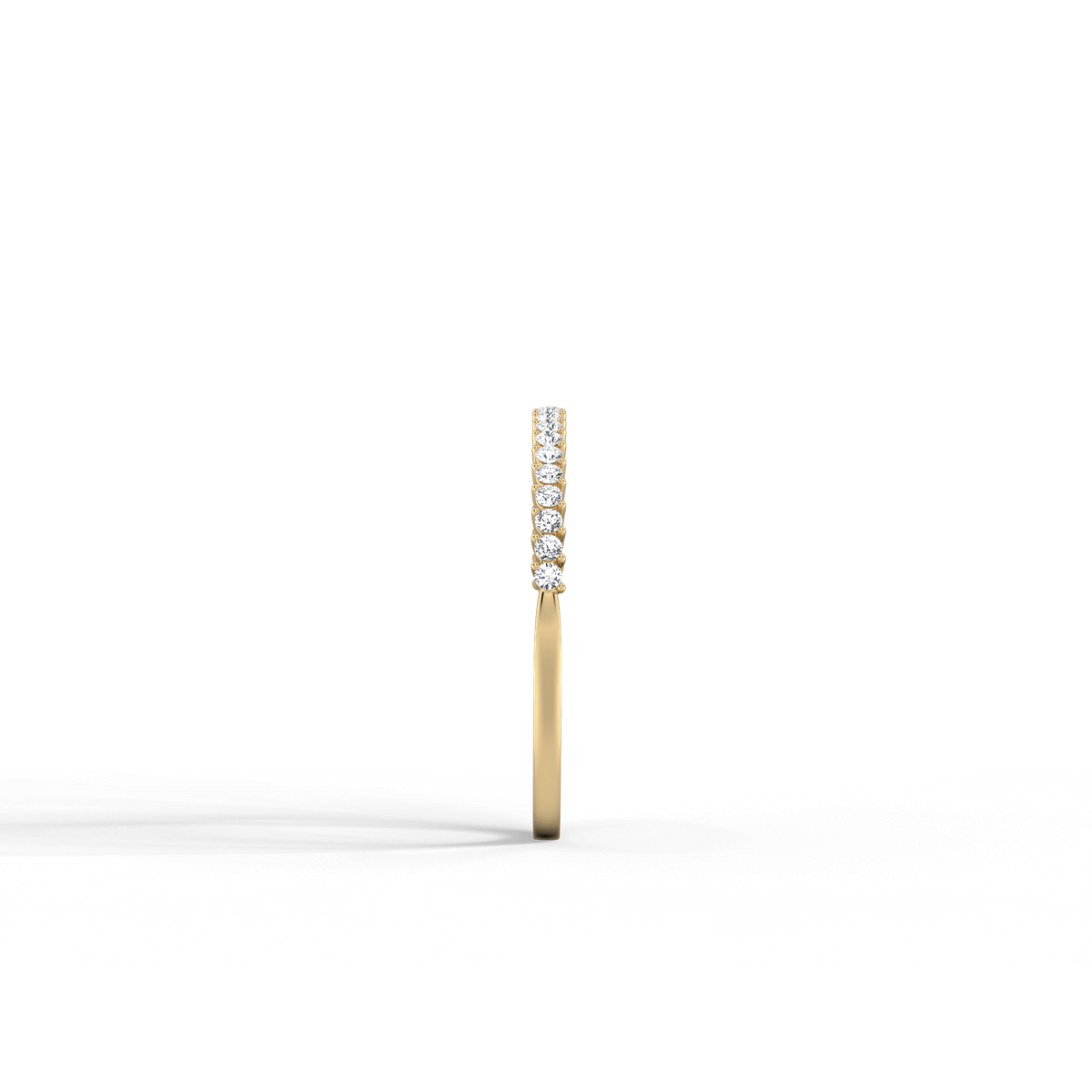 0.18CTW Half Eternity Stackable Ring - 