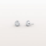 Lab Diamond Blossom Stud Earrings - Earrings