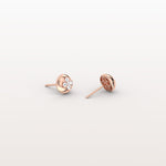Lab Diamond Blossom Stud Earrings - Earrings