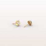 Lab Diamond Blossom Stud Earrings - Earrings