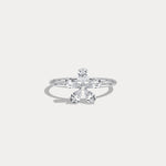 0.51CTW Lab Grown Diamond Floral Ring - Rings