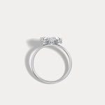 0.51CTW Lab Grown Diamond Floral Ring - Rings