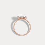 0.51CTW Lab Grown Diamond Floral Ring - Rings