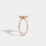 0.51CTW Lab Grown Diamond Floral Ring - Rings