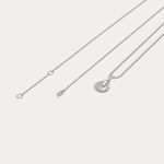 Teardrop Lab Diamond Pendant Necklace In 14K Solid Gold/Platinum - Necklaces