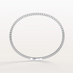 3.11CTW VVS Lab Grown Diamond Full Eternity 7 Inches Flexible Bangle - Bracelets