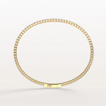 3.11CTW VVS Lab Grown Diamond Full Eternity 7 Inches Flexible Bangle - Bracelets