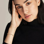 3.11CTW VVS Lab Grown Diamond Full Eternity 7 Inches Flexible Bangle - Bracelets