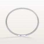 3.35CTW VVS Lab Grown Diamond Full Eternity 7 Inches Flexible Bangle - Bracelets