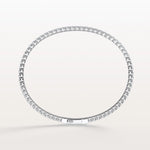 5.08CTW VVS Lab Grown Diamond Full Eternity 7.3 Inches Flexible Bangle - Bracelets