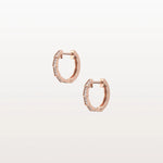 Lab Diamond Half Eternity Viper Earring In 14K Solid Gold/Platinum - Earrings