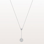 Lab Grown Diamond Blossom Drop Pendant - Necklaces