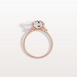 3CT Radiant Lab Diamond Engagement Ring In 14K Solid Gold/Platinum - Rings