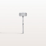 1CT Solitaire Bezel Set Lab Diamond Engagement Ring In 14K Solid Gold/Platinum - Rings