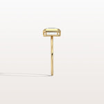 1CT Solitaire Bezel Set Lab Diamond Engagement Ring In 14K Solid Gold/Platinum - Rings