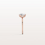 2CTW Lab Grown Diamond Toi Et Moi Engagement Ring In 14K Solid Gold/Platinum - Rings