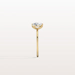 2CTW Lab Grown Diamond Toi Et Moi Engagement Ring In 14K Solid Gold/Platinum - Rings