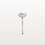 4CTW Lab Grown Diamond Toi Et Moi Engagement Ring In 14K Solid Gold/Platinum - Rings