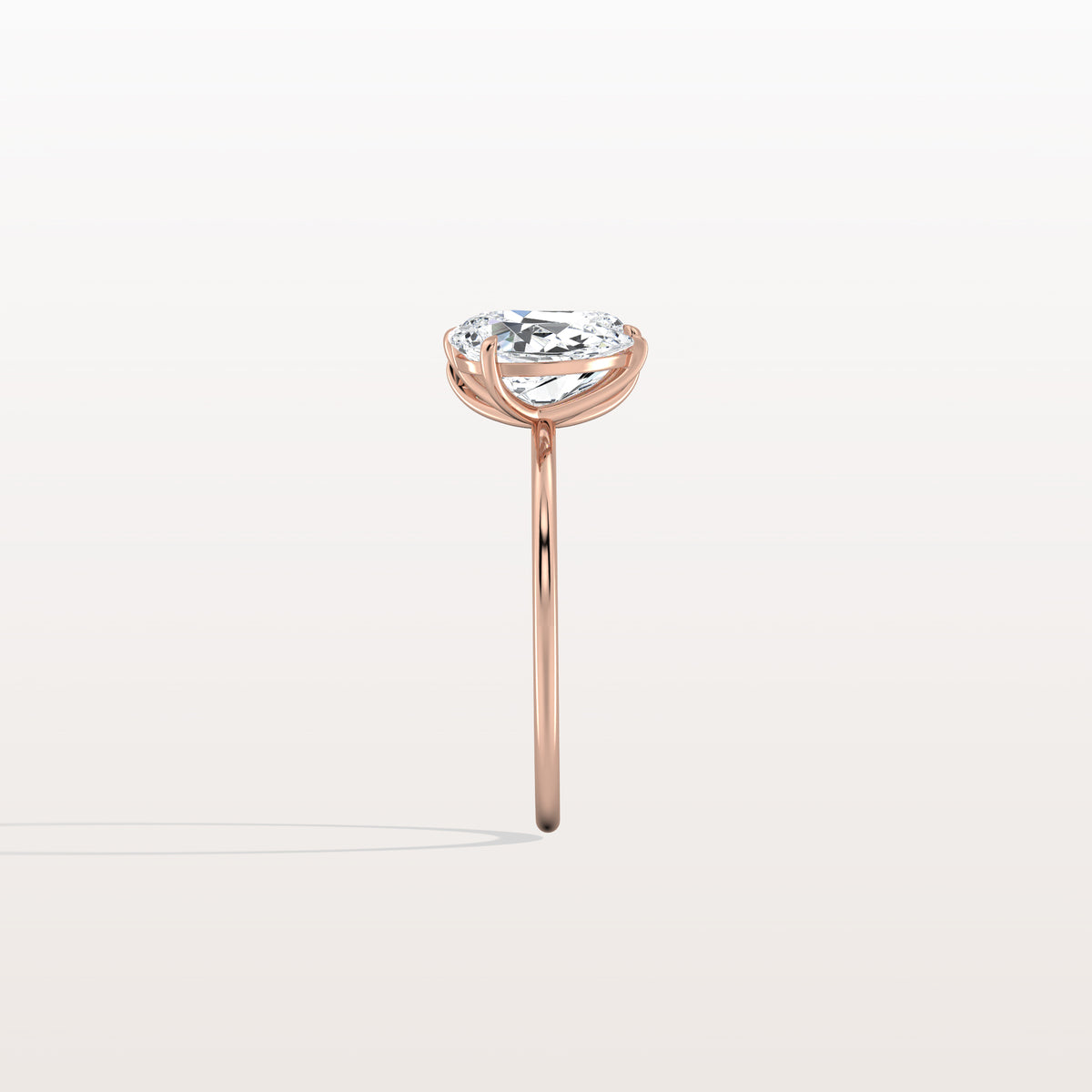 4CTW Lab Grown Diamond Toi Et Moi Engagement Ring In 14K Solid Gold/Platinum - Rings