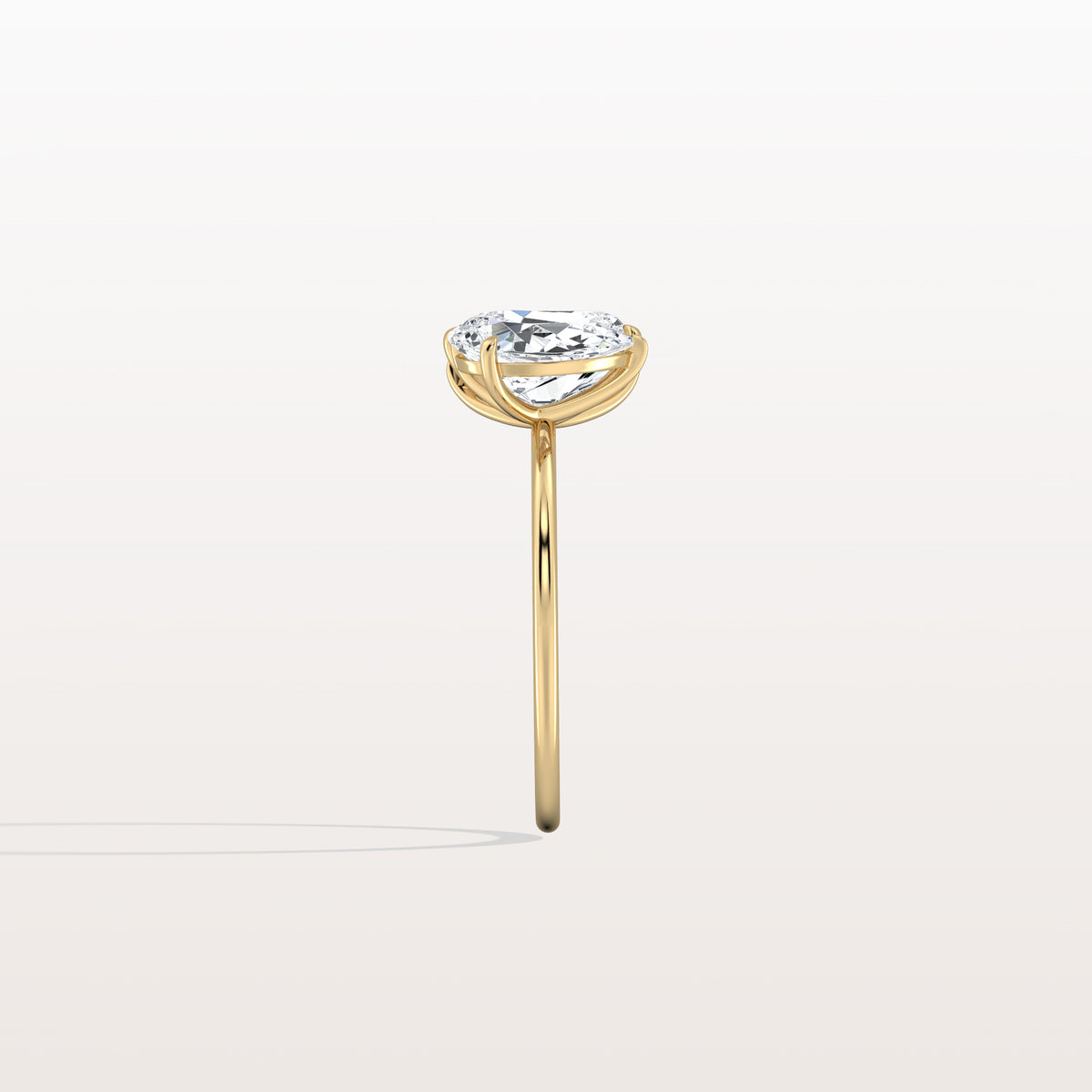 4CTW Lab Grown Diamond Toi Et Moi Engagement Ring In 14K Solid Gold/Platinum - Rings