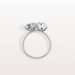6CTW Lab Grown Diamond Toi Et Moi Engagement Ring In 14K Solid Gold/Platinum - Rings