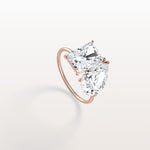 6CTW Lab Grown Diamond Toi Et Moi Engagement Ring In 14K Solid Gold/Platinum - Rings