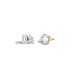 8CTW Lab Diamond Toi Et Moi Stud Earring - Earrings