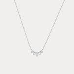 Pear Lab Grown Diamond Cluster Necklace - Necklaces