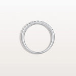 Lab Diamond Half Eternity Band Ring in 14K Gold/Platinum - Rings