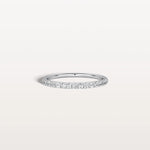 Lab Diamond Half Eternity Band Ring in 14K Gold/Platinum - Rings
